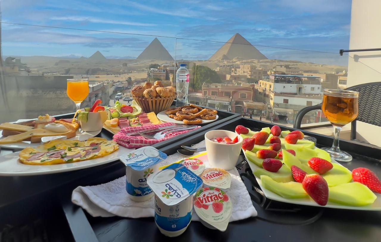 Steps In Pyramids View Hotel Kafrat al Jabal Exterior foto