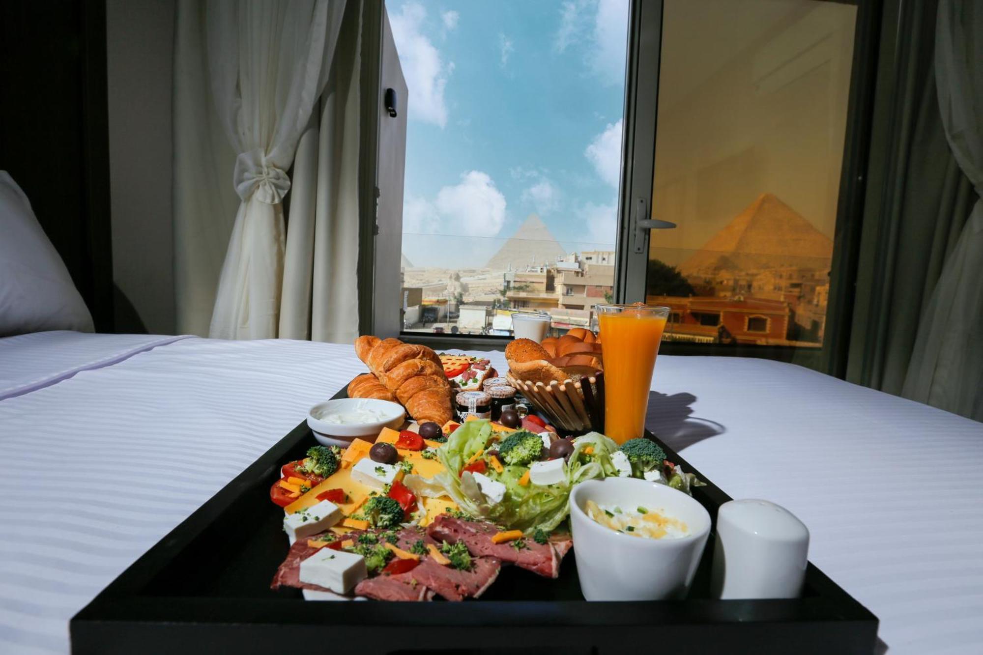 Steps In Pyramids View Hotel Kafrat al Jabal Exterior foto