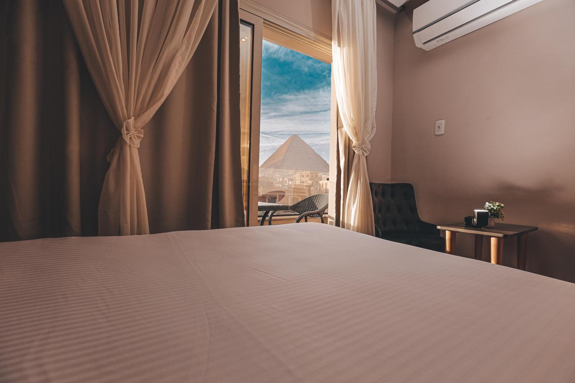 Steps In Pyramids View Hotel Kafrat al Jabal Exterior foto