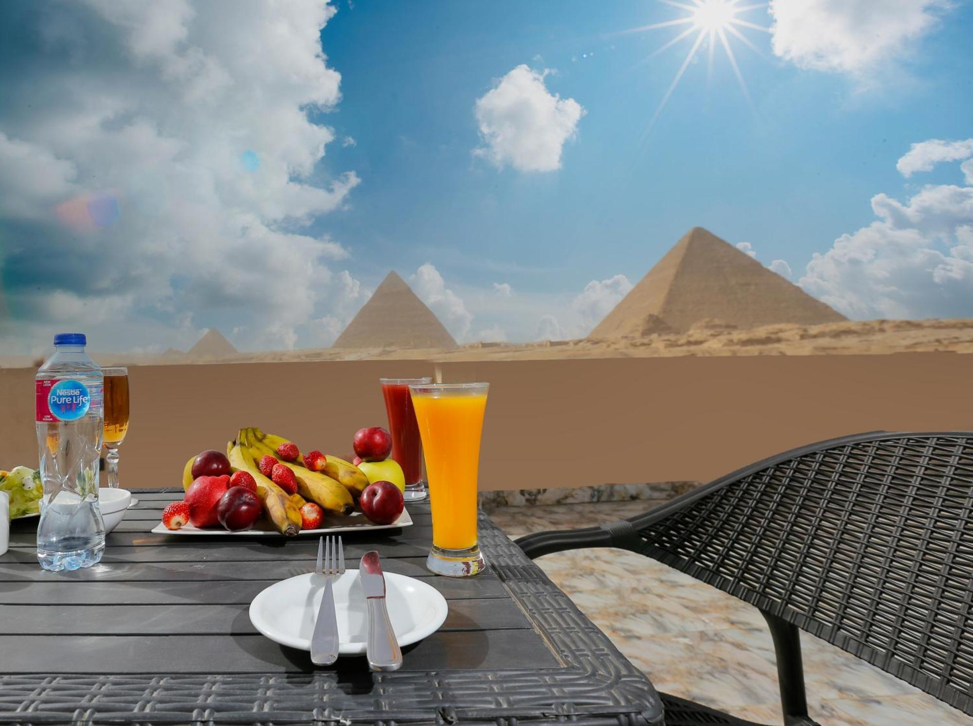 Steps In Pyramids View Hotel Kafrat al Jabal Exterior foto